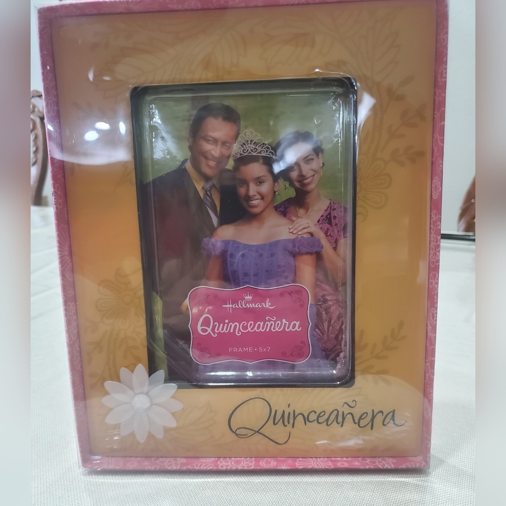 Hallmark Quinceañera Frame with Purple and Gold Accents